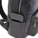 Dakota Soft Leather Backpack Black TL142333