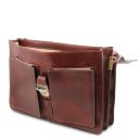 Assisi Leather Briefcase 3 Compartments Черный TL141924