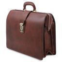 Canova Borsa Medico in Pelle 3 Scomparti Marrone TL142352