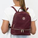 TL Bag Zaino in Pelle Morbida Bordeaux TL142280