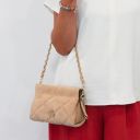 Eloise Suede Leather Shoulder bag Beige TL142400