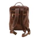 Bangkok Notebook Rucksack aus Leder Schwarz TL141063