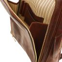 Bangkok Leather Laptop Backpack Black TL141063