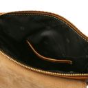 John Borsello da Uomo in Pelle con zip Frontale Naturale TL141408