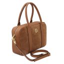 Stephany Bolso en Piel Cognac TL142511