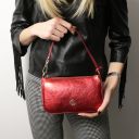 Parfait Pochette in Pelle Metallic Rosso TL142543
