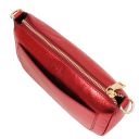 Parfait Metallic Leather Clutch Красный TL142543