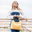 Clio Leather Secchiello bag Светло-голубой TL142356