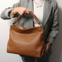 TL Bag Soft Leather Shoulder bag Coffee TL142087