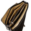 Alessandria Multifach-Notebooktasche aus Leder Braun TL142067