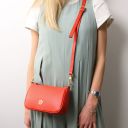 Parfait Leather Clutch Коралловый TL142559