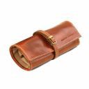 Exclusive Leather Jewellery Case Dark Brown TL141621