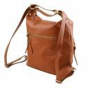 TL Bag Leather Convertible Backpack Shoulderbag Black TL141535