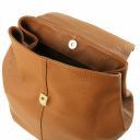 TL Bag Soft Leather Backpack for Women Dark Taupe TL141706