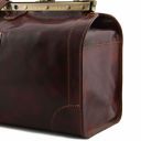 Madrid Gladstone Leather Bag - Large Size Brown TL1022