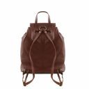 Seoul Leather Backpack Large Size Dark red TL141507