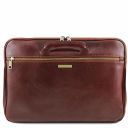 Caserta Document Leather Briefcase Red TL141324