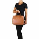 Camelia Leather Handbag Коньяк TL141728