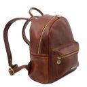 Sydney Leather Backpack Темно-коричневый TL141979