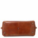TL Voyager Leather Travel bag - Large Size Brown TL141422