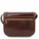 Greta Lady Leather bag Dark Brown TL141958