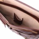 Siena Messenger Tasche aus Leder 2 Fächer Braun TL10054