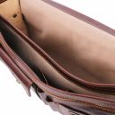 Siena Messenger Tasche aus Leder 2 Fächer Braun TL10054