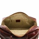 Bora Bora Дорожный кожаный набор сумок на колесах Коричневый TL3072