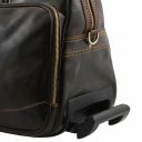 Bora Bora Дорожный кожаный набор сумок на колесах Коричневый TL3072