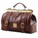 Monalisa Doctor Gladstone Leather bag With Front Straps Honey TL10034