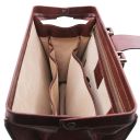 Canova Leather Doctor bag Briefcase 3 Compartments Dark Brown TL141826