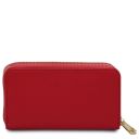 Mira Portafogli in Pelle con Doppia zip Around Rosso Lipstick TL142331