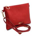 TL Bag Bolso Noche en Piel Suave Metallic Rojo Lipstick TL141988