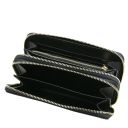 Mira Double zip Around Leather Wallet Черный TL142331