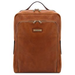Bangkok Leather Laptop Backpack Natural TL141793
