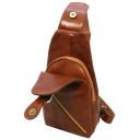 Kevin Leather Crossover bag Honey TL142195