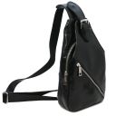 Kevin Leather Crossover bag Black TL142195