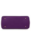 TL Bag Кожаная сумка с золотистой фурнитурой Фиолетовый TL141529