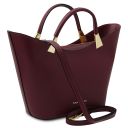 TL Bag Borsa a Mano in Pelle Bordeaux TL142287