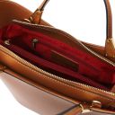 TL Bag Bolso Noche en Piel Cognac TL142287