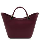 TL Bag Borsa a Mano in Pelle Bordeaux TL142287