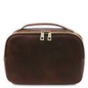 Marvin Leather Toiletry bag Dark Brown TL142326