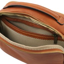 Marvin Trousse de Toilette en Cuir Naturel TL142326