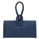 TL Bag Pochette in Pelle Blu scuro TL141990