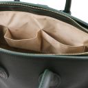 TL Bag Кожаная сумка с золотистой фурнитурой Forest Green TL141529