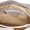 TL Bag Borsa Shopping in Pelle Morbida Grigio chiaro TL142230