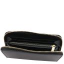 Ilizia Exclusive zip Around Leather Wallet Black TL142317