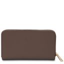 Ilizia Exclusive zip Around Leather Wallet Темный серо-коричневый TL142317