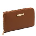 Ilizia Exclusive zip Around Leather Wallet Коньяк TL142317