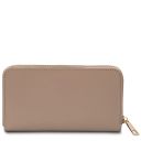 Ilizia Exclusive zip Around Leather Wallet Светлый серо-коричневый TL142317